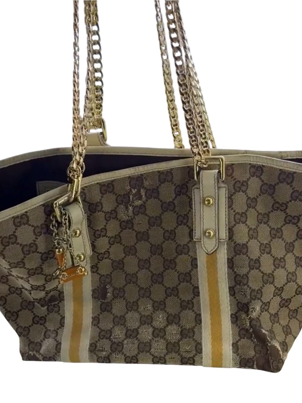 Gucci REHAB Brown
Monogram Tote with intact authentic charms - Picture 3 of 11